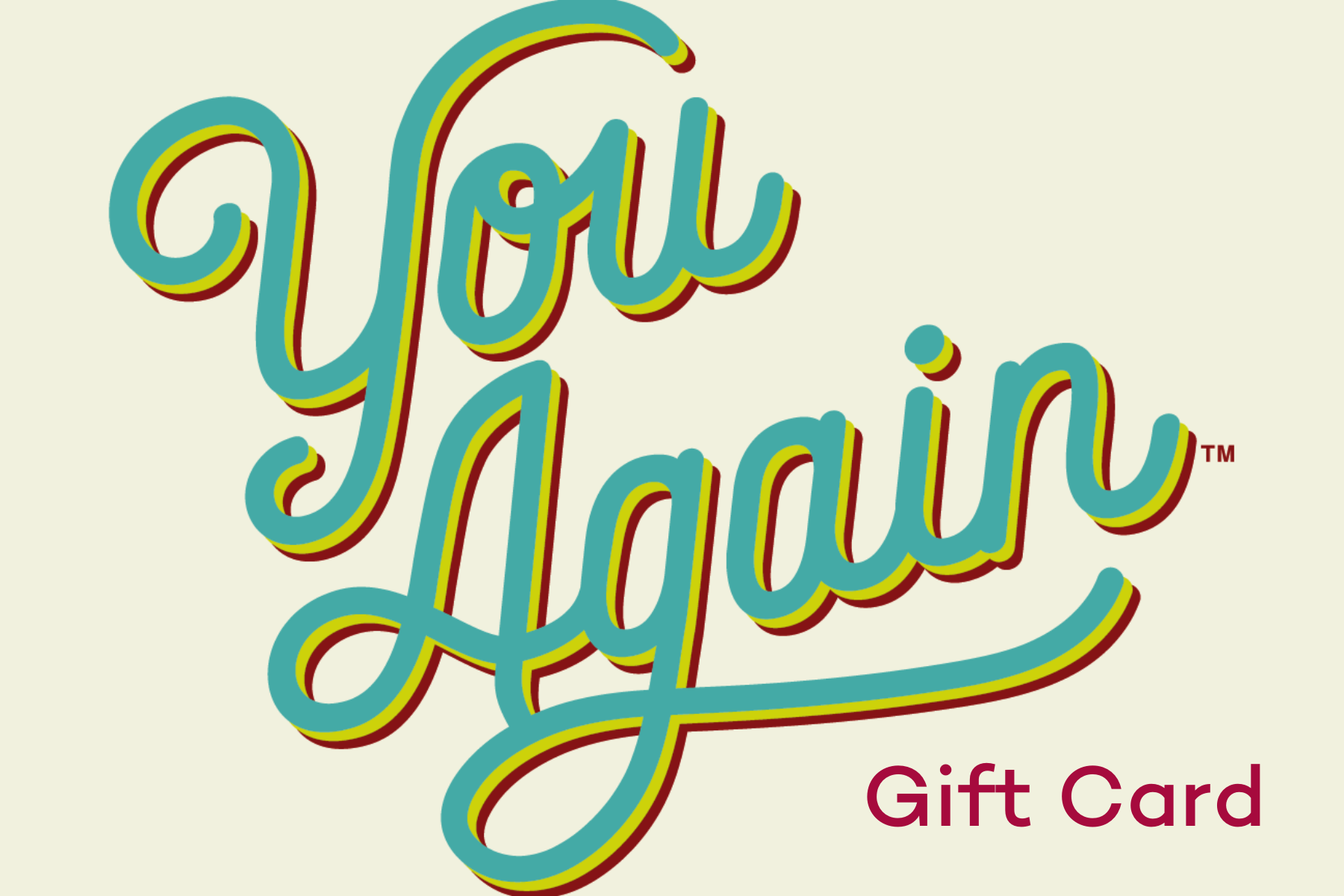 Again & Again GIFT CARD — again and again